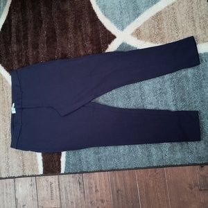 Elle navy stretch pants